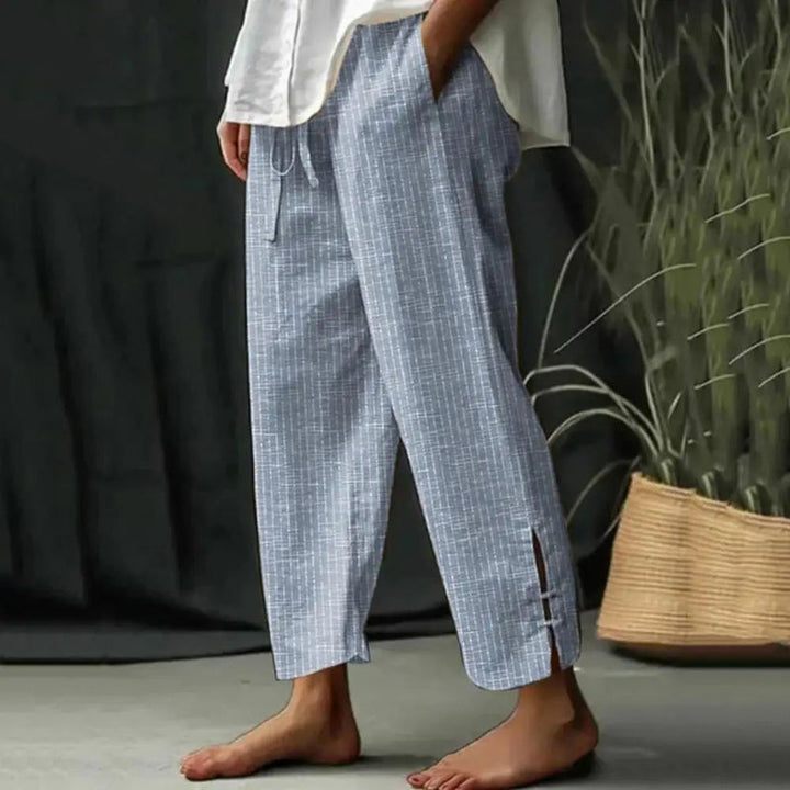 Fioravelle - Strukturierte Relaxed-Fit-Hose