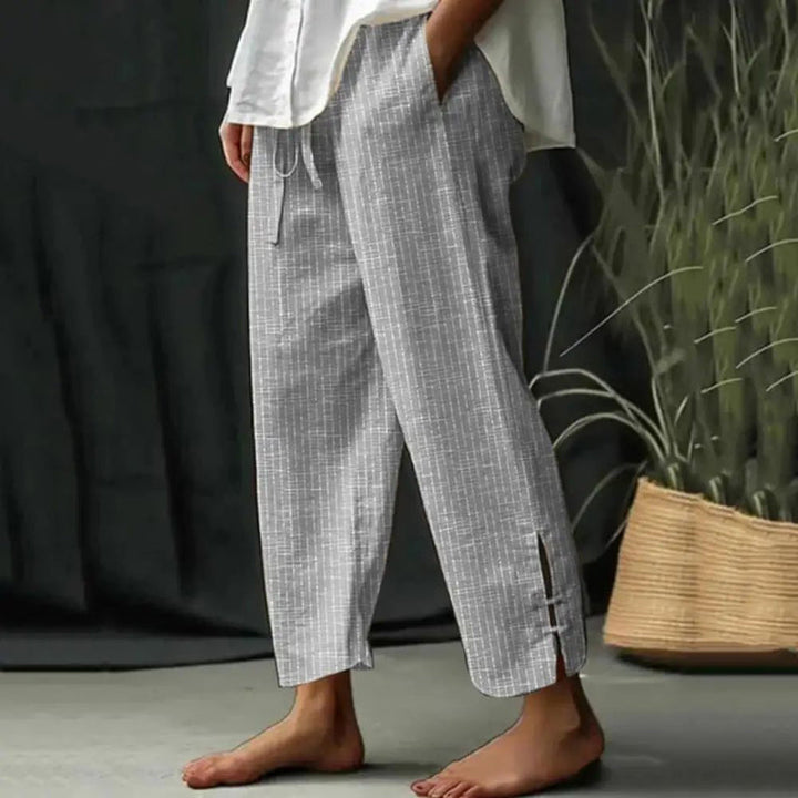 Fioravelle - Strukturierte Relaxed-Fit-Hose