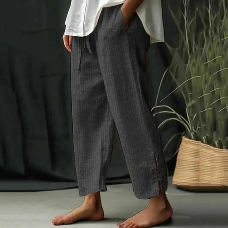 Fioravelle - Strukturierte Relaxed-Fit-Hose