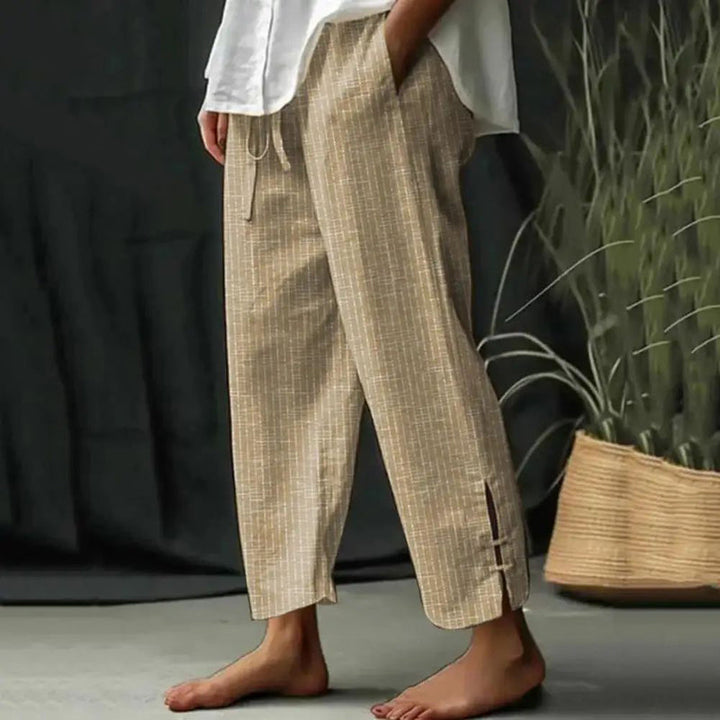Fioravelle - Strukturierte Relaxed-Fit-Hose