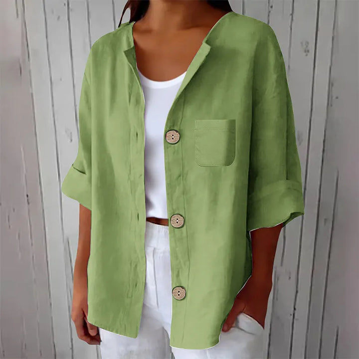 Azelia - Sommer-T-Shirt mit weichem Griff und entspannter Passform