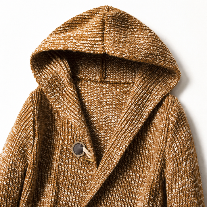Raevan - Softtouch-Kapuzen-Strickjacke
