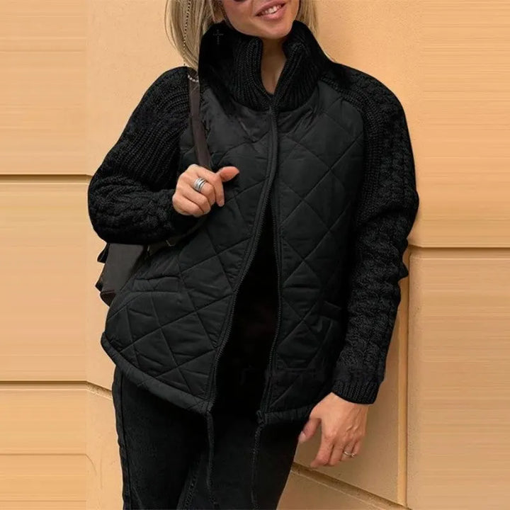 Corisanna - Wärmende Strickjacke mit Reißverschluss vorne