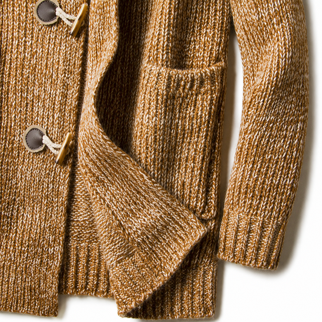 Raevan - Softtouch-Kapuzen-Strickjacke