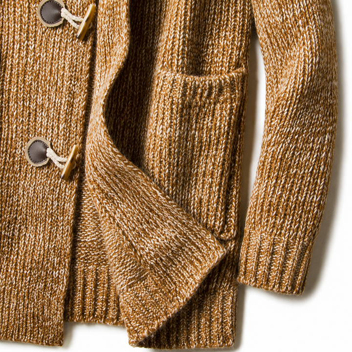 Raevan - Softtouch-Kapuzen-Strickjacke