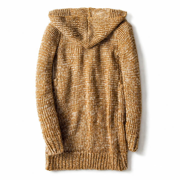 Raevan - Softtouch-Kapuzen-Strickjacke