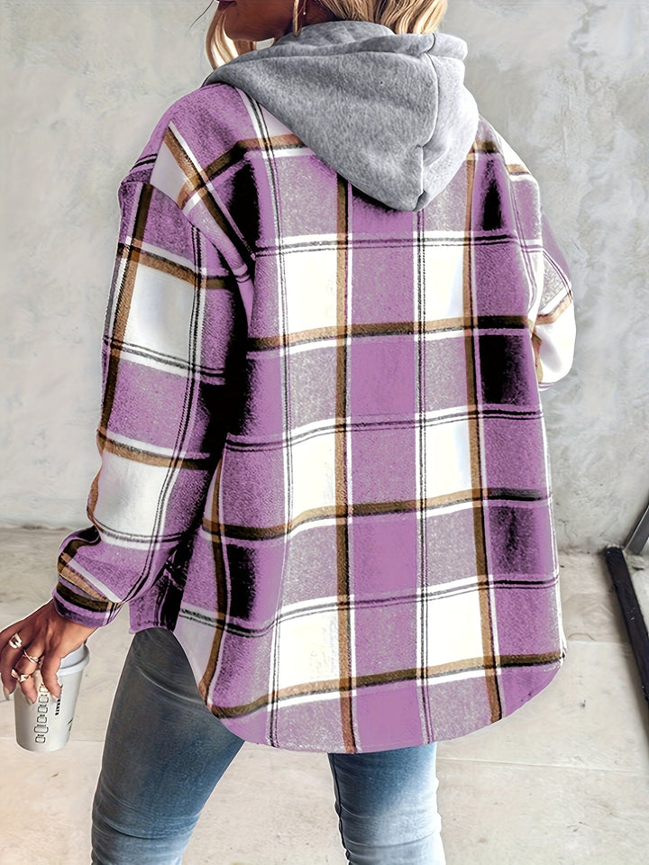 Genevessa - Weiche Hemdjacke mit Kapuze