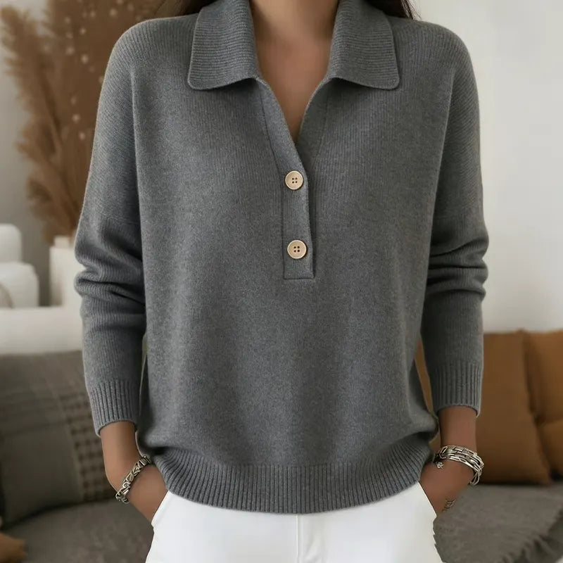Belisara - Softtouch-V-Ausschnitt-Pullover