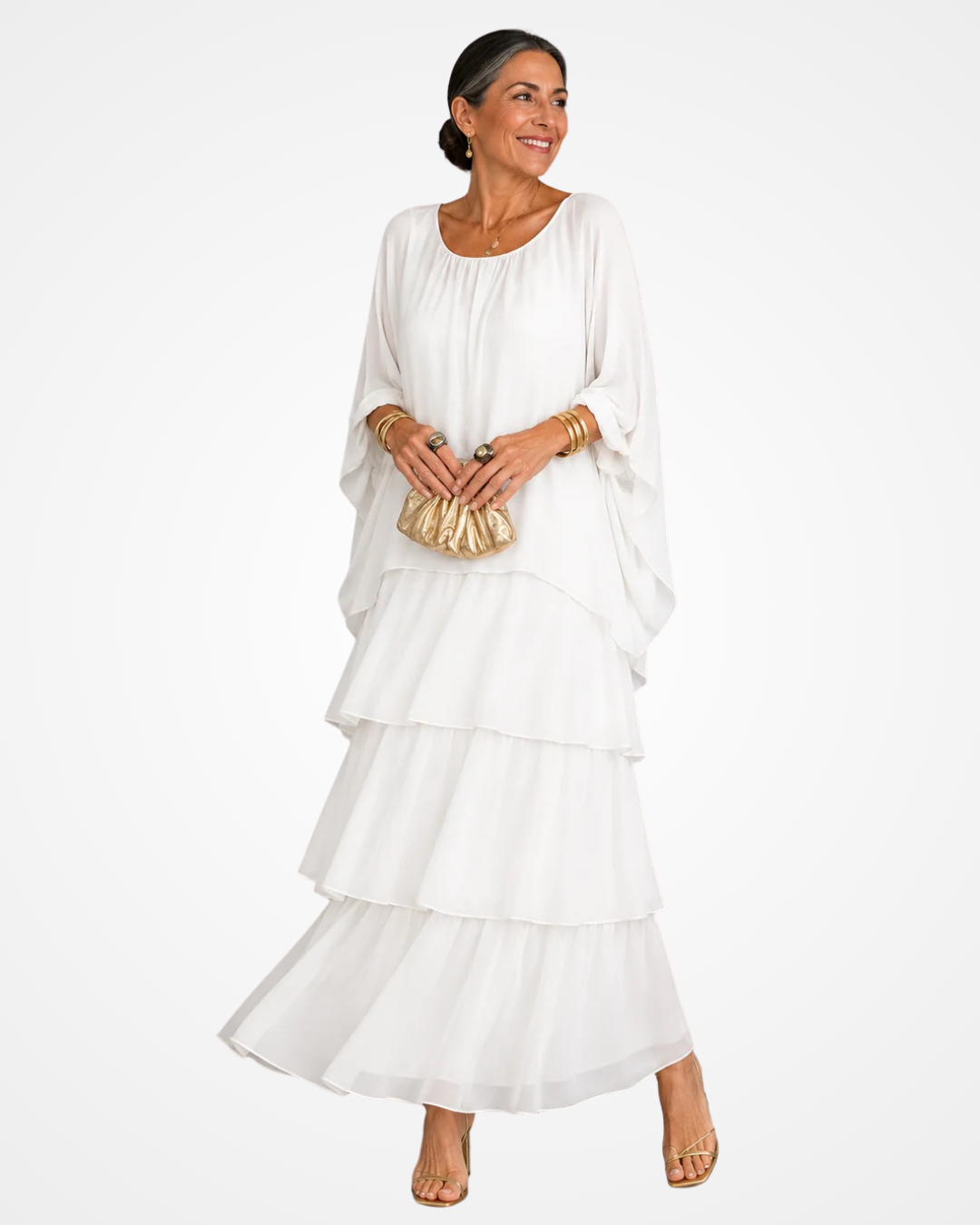 Sylvia - Weich fließendes Maxikleid