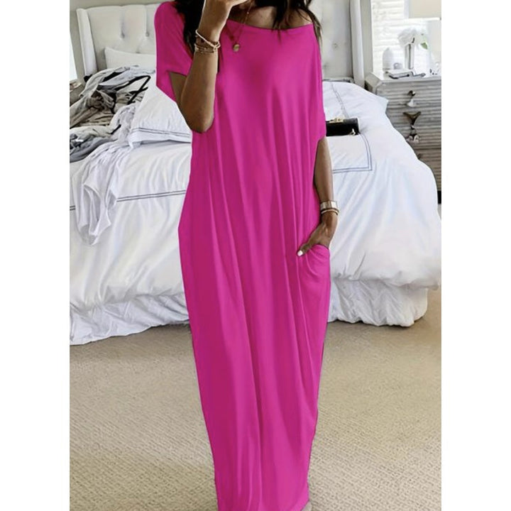 Adalynne - Lässiges Off-Shoulder-Maxikleid