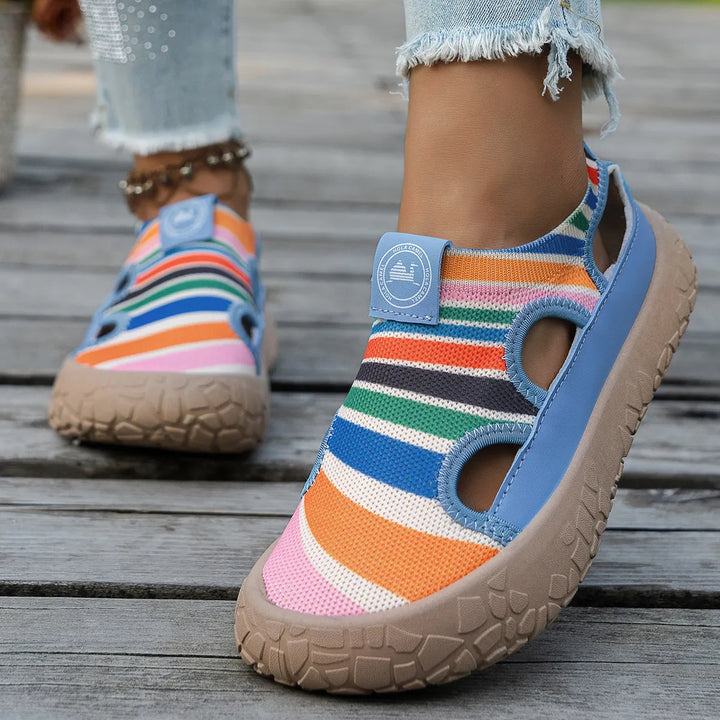 Maelina - gepolsterte orthopädische Walking-Sneaker