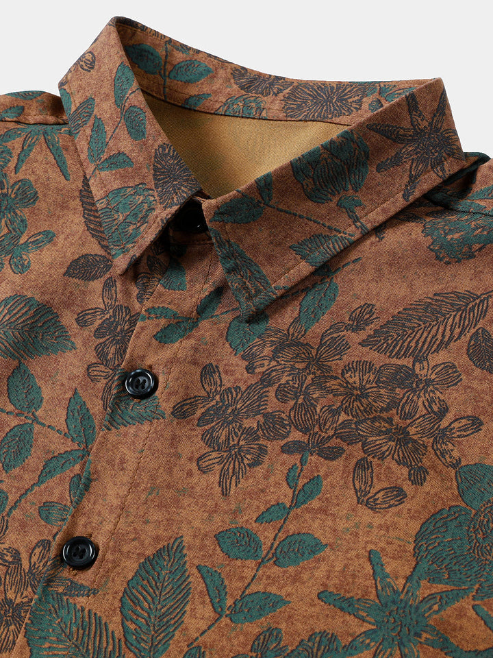 Leoric - Leichtes Kurzarmshirt mit Blumenmuster
