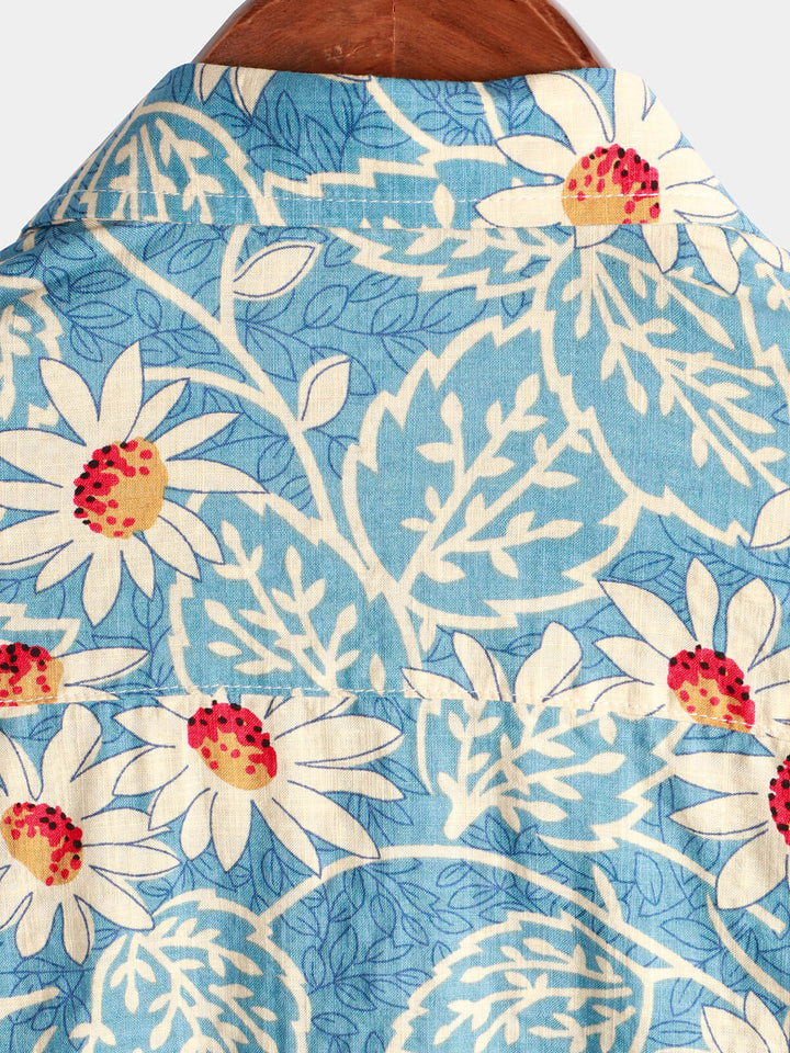 Leoric - Leichtes Kurzarmshirt mit Blumenmuster
