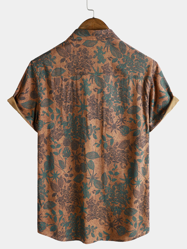 Leoric - Leichtes Kurzarmshirt mit Blumenmuster