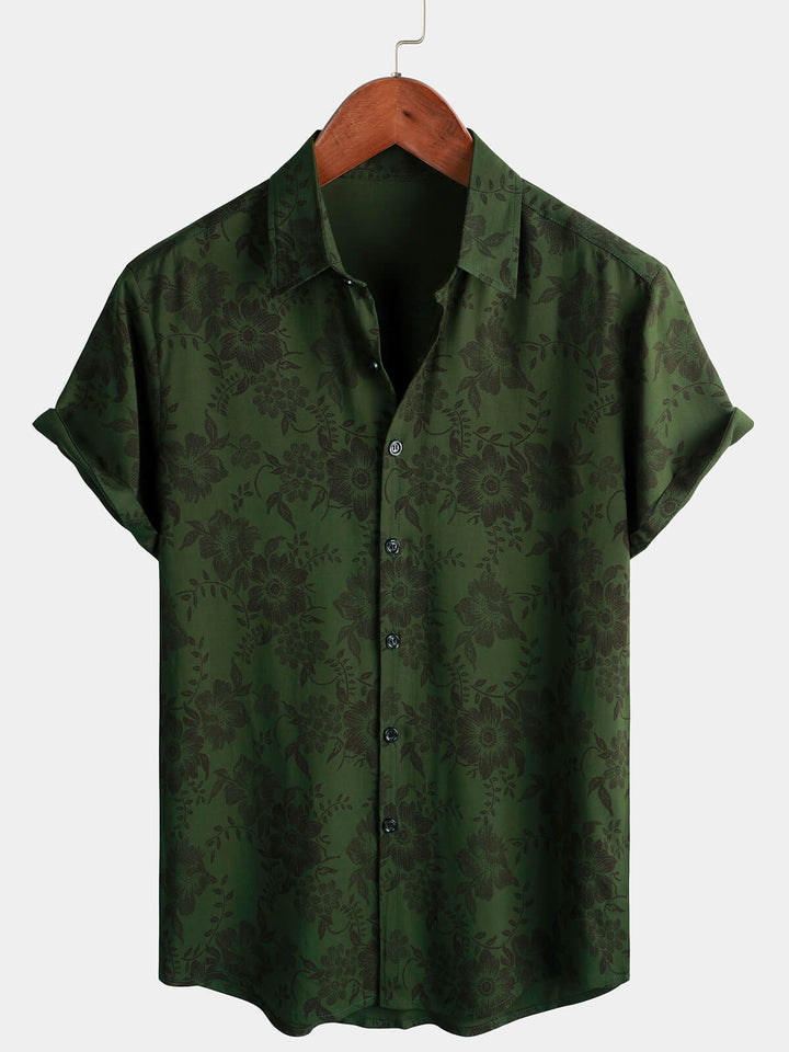 Leoric - Leichtes Kurzarmshirt mit Blumenmuster