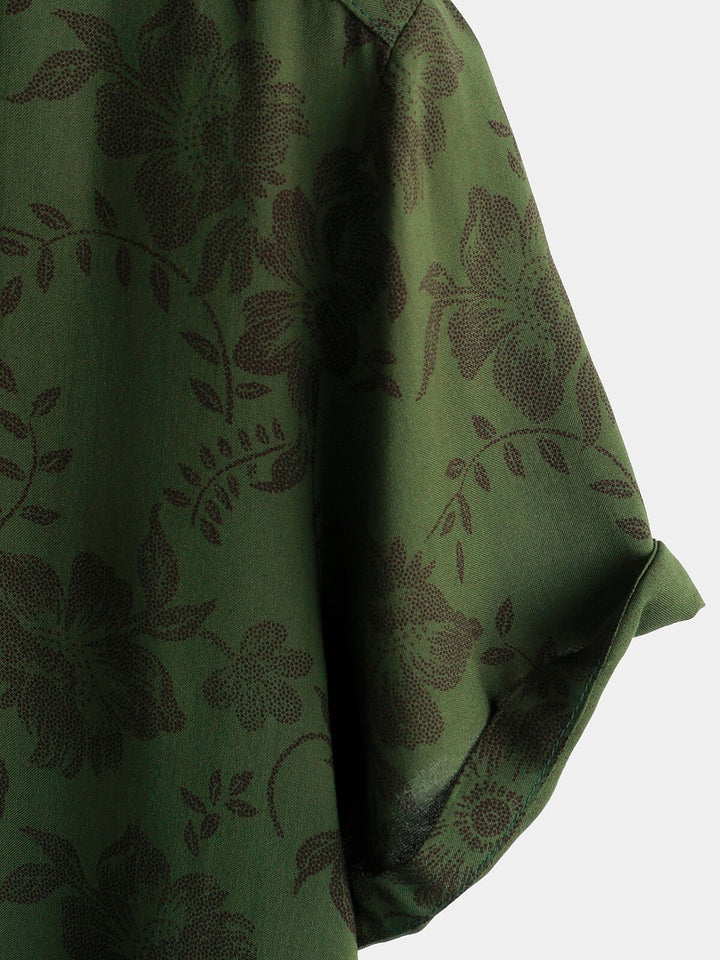 Leoric - Leichtes Kurzarmshirt mit Blumenmuster