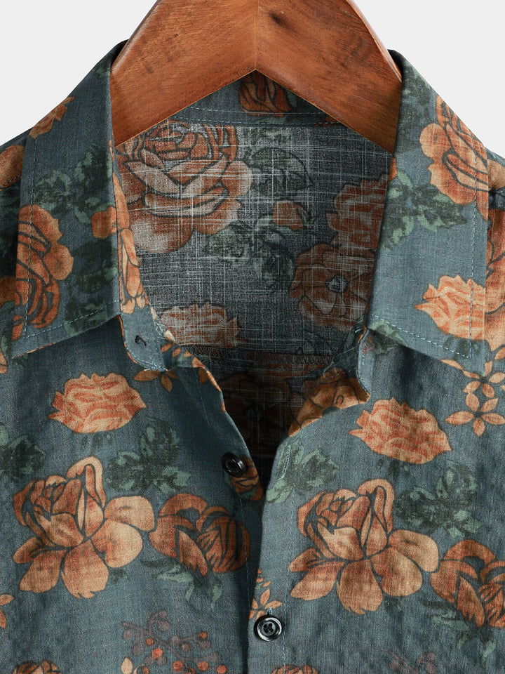 Leoric - Leichtes Kurzarmshirt mit Blumenmuster