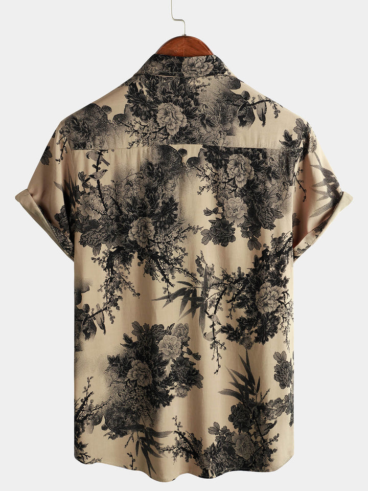 Leoric - Leichtes Kurzarmshirt mit Blumenmuster