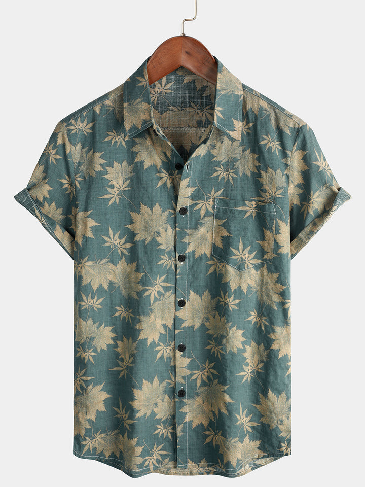 Leoric - Leichtes Kurzarmshirt mit Blumenmuster