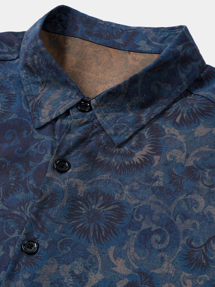 Leoric - Leichtes Kurzarmshirt mit Blumenmuster