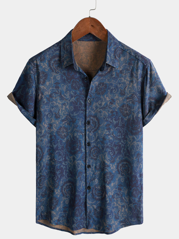 Leoric - Leichtes Kurzarmshirt mit Blumenmuster
