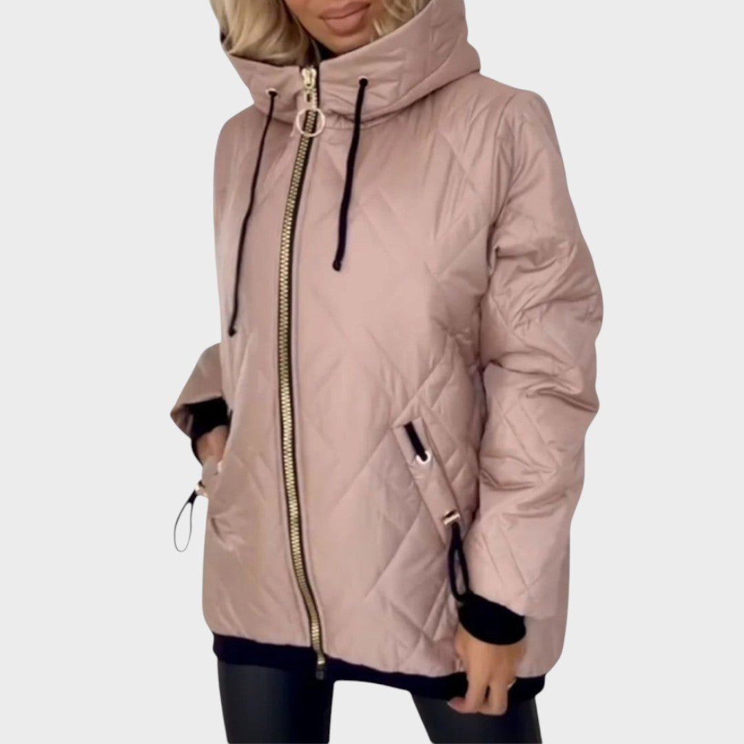 Delianne - Wattierte Kapuzenjacke