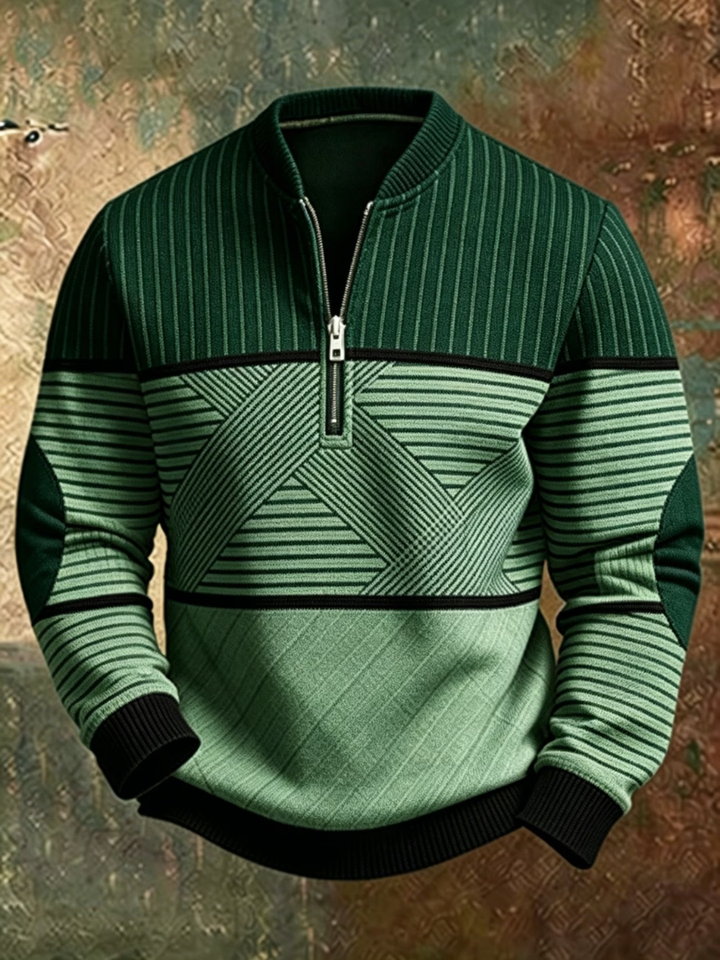 Anvar - Weicher Halb-Zip-Pullover