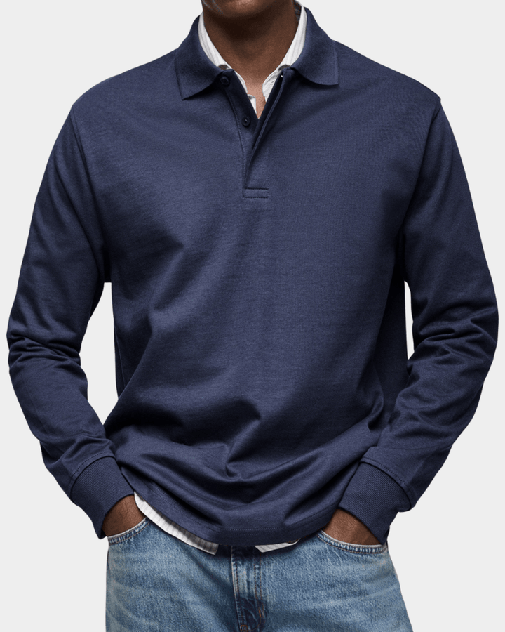 Taevan - Texturiertes Strickpolo