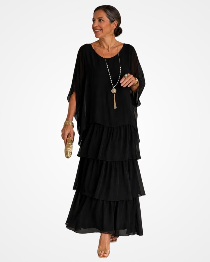 Sylvia - Weich fließendes Maxikleid