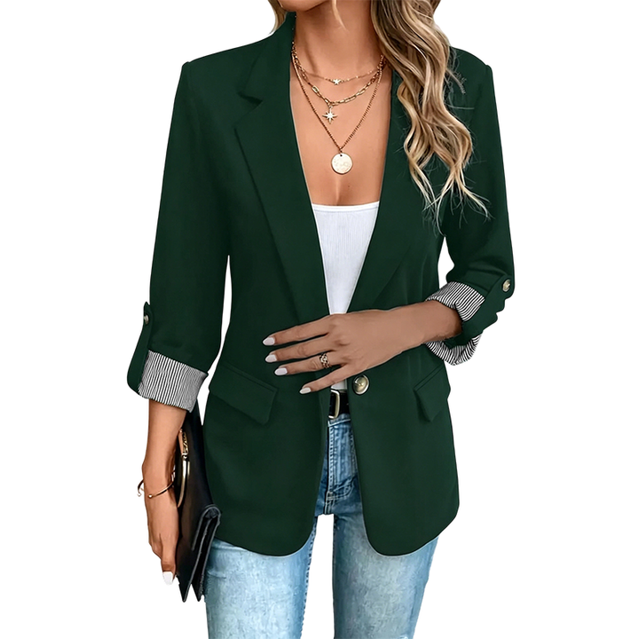 Celenya - Klassischer Blazer mit hochgekrempelten Ärmeln
