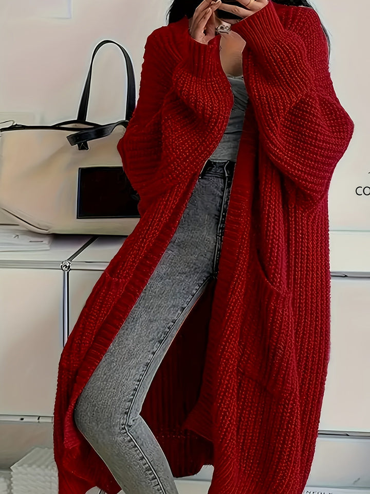 Rosalienne - Besonders weiche Long-Strickjacke
