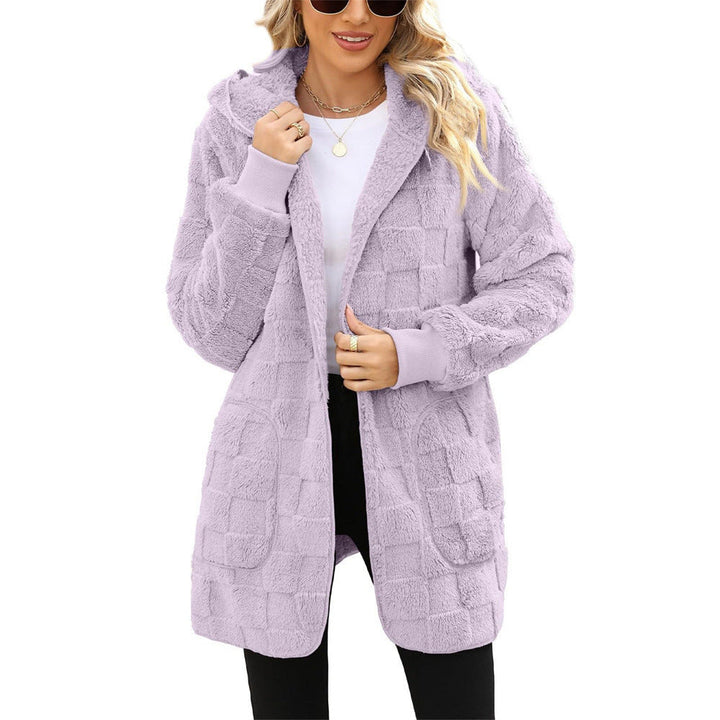 Zinnabelle - Plüschiger Kapuzen-Cardigan