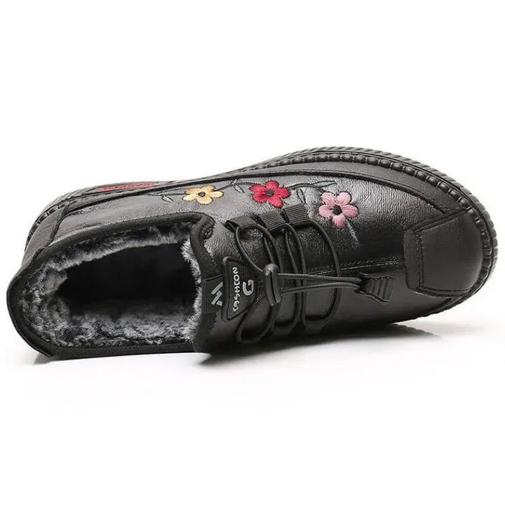 Verisse - blumenbestickte Komfort-Stiefeletten