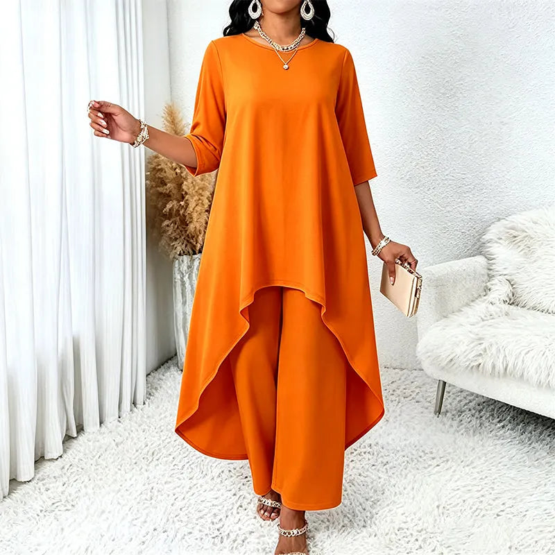 Laurivelle - Soft-Touch-Maxikleid in Plus Size