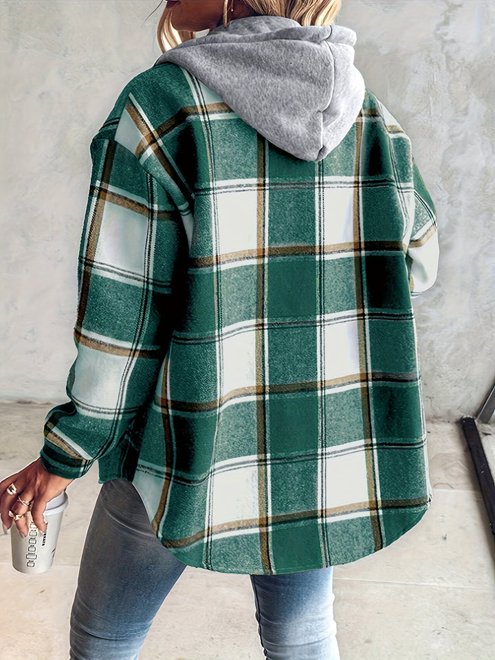 Genevessa - Weiche Hemdjacke mit Kapuze