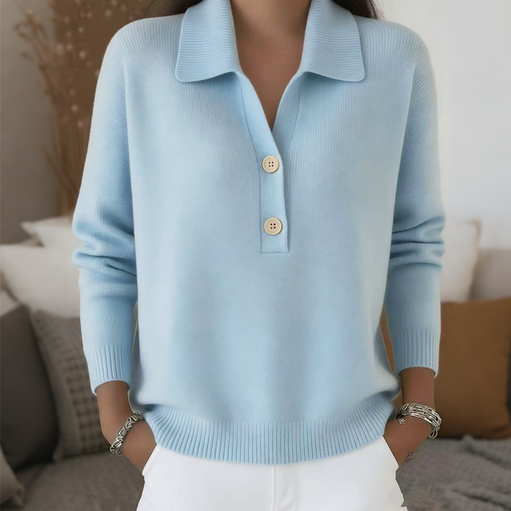Belisara - Softtouch-V-Ausschnitt-Pullover