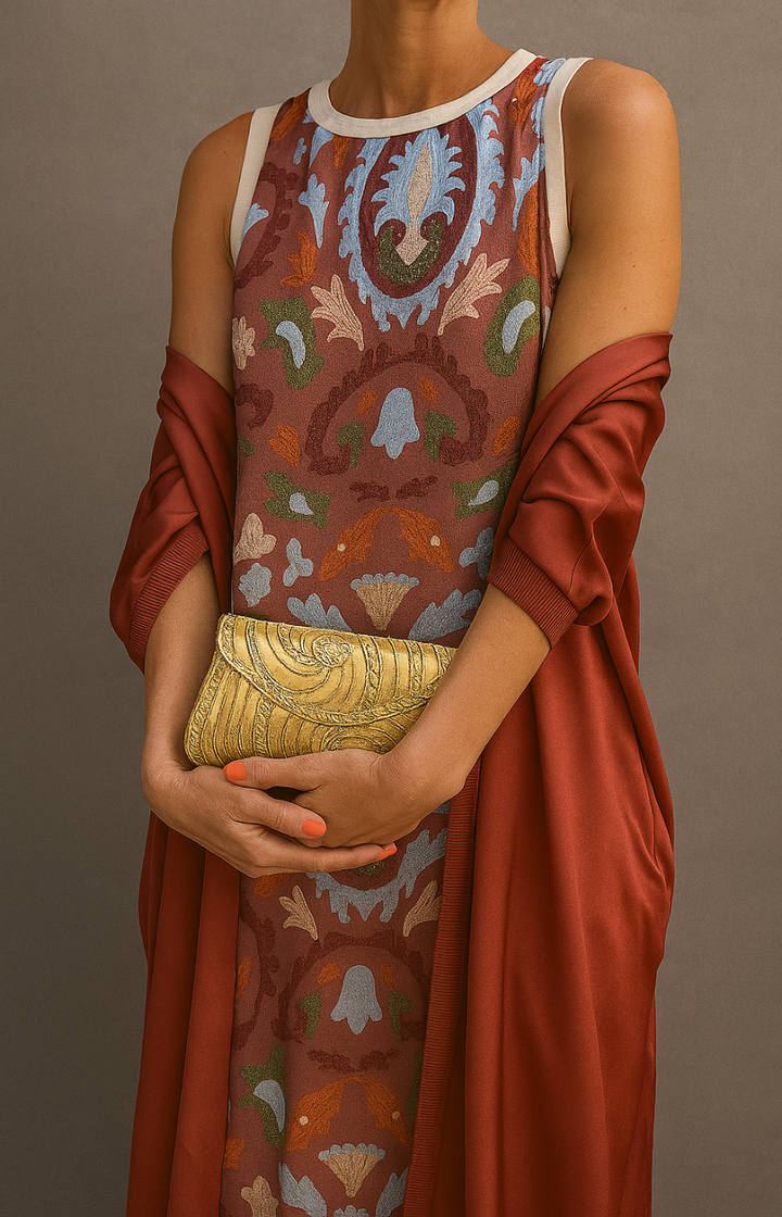 Arlisse - Premium zweiteiliges Set aus Kleid und Weste