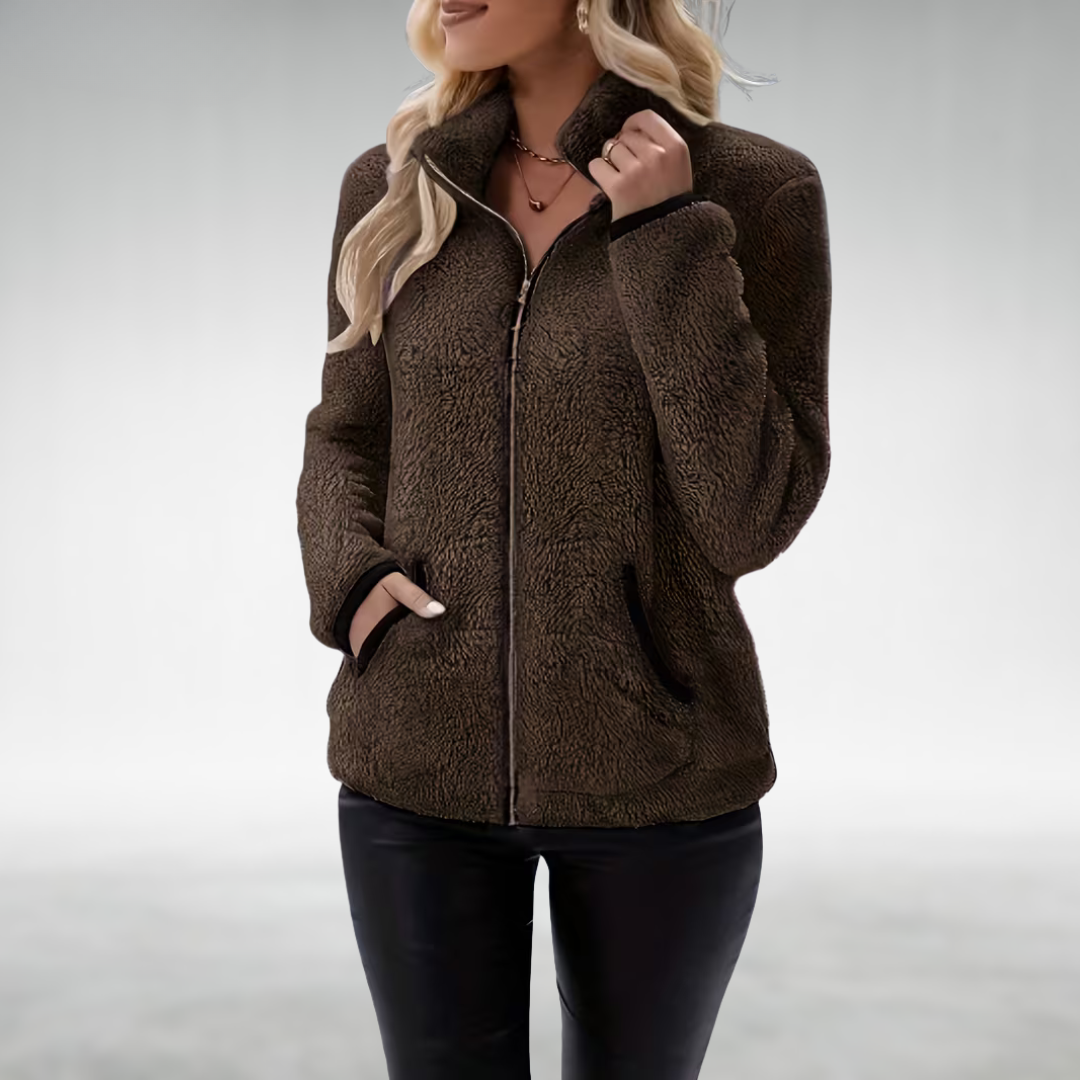 Zafrielle - Softtouch-Reißverschlussjacke