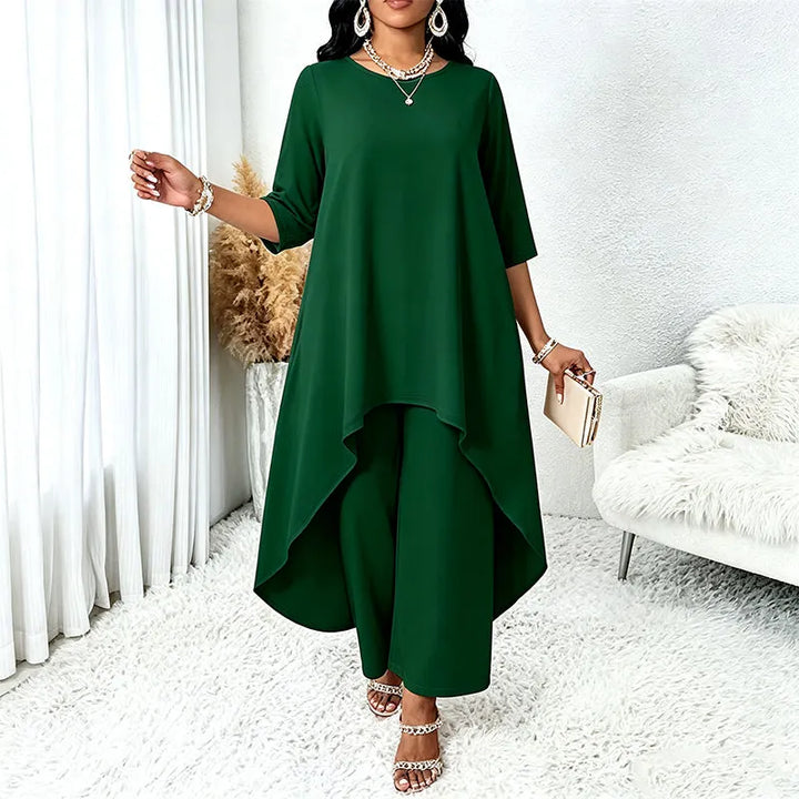 Laurivelle - Soft-Touch-Maxikleid in Plus Size