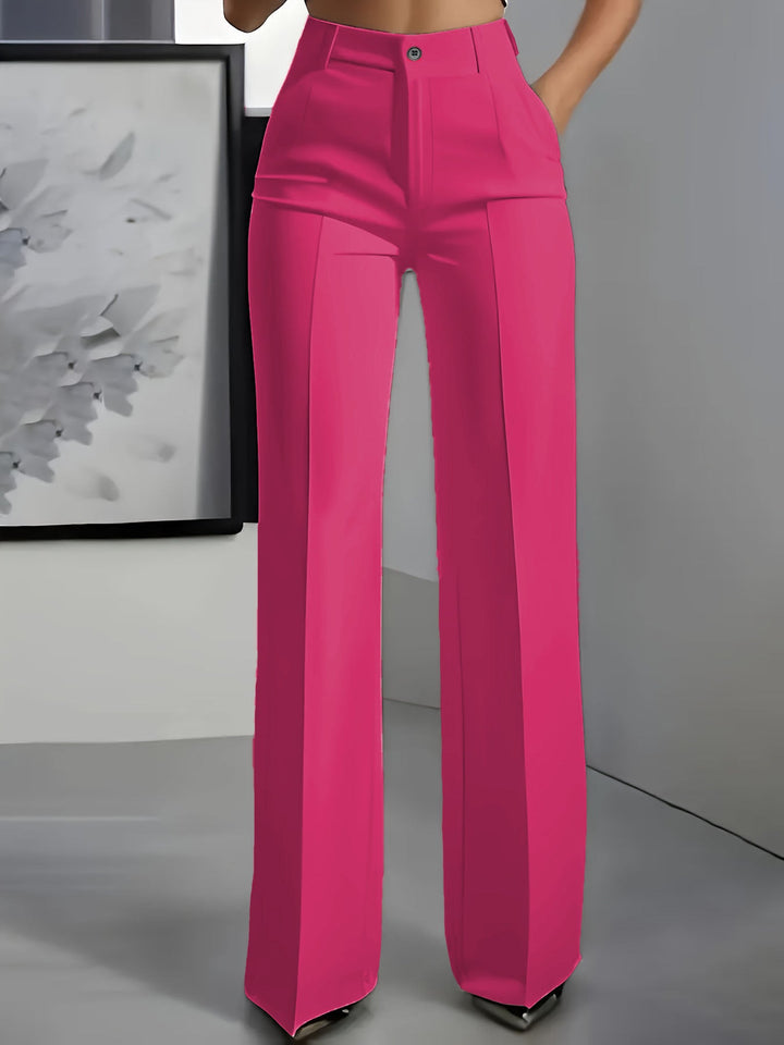 Adorisse - hoch taillierte, weite Hose im Tailoring-Stil