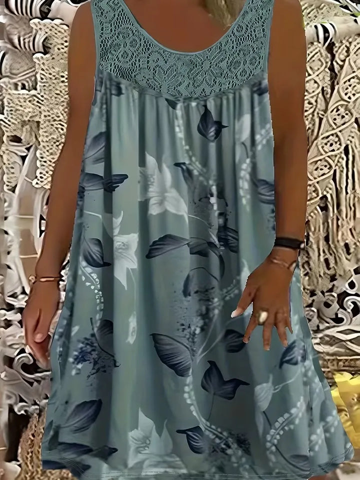 Ariadne - Elegantes Shiftkleid mit floralem Print