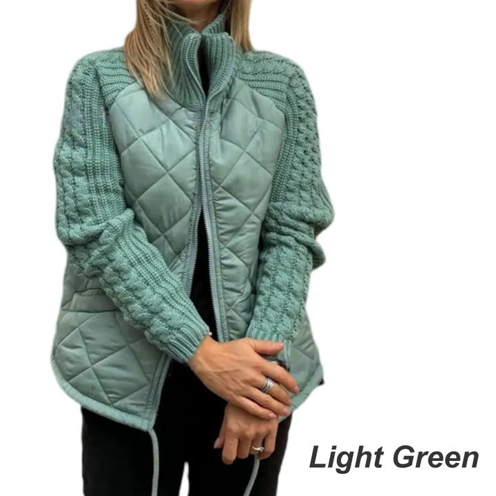 Corisanna - Wärmende Strickjacke mit Reißverschluss vorne
