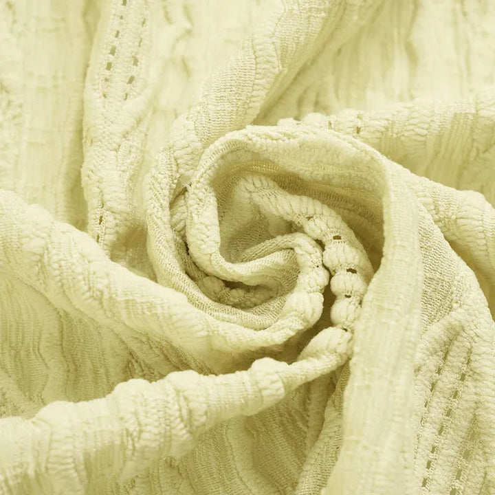 Delienne - Softtouch-Cardigan mit Ajourmuster