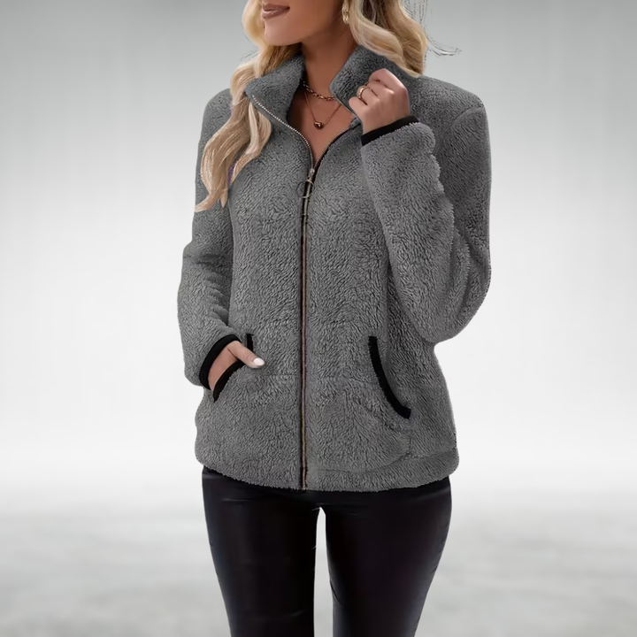 Zafrielle - Softtouch-Reißverschlussjacke