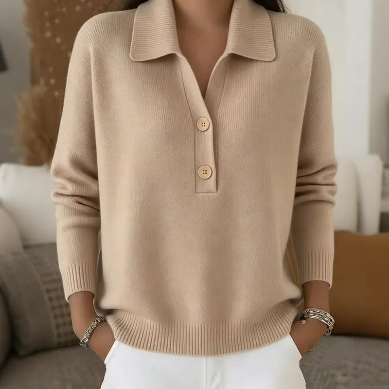 Belisara - Softtouch-V-Ausschnitt-Pullover
