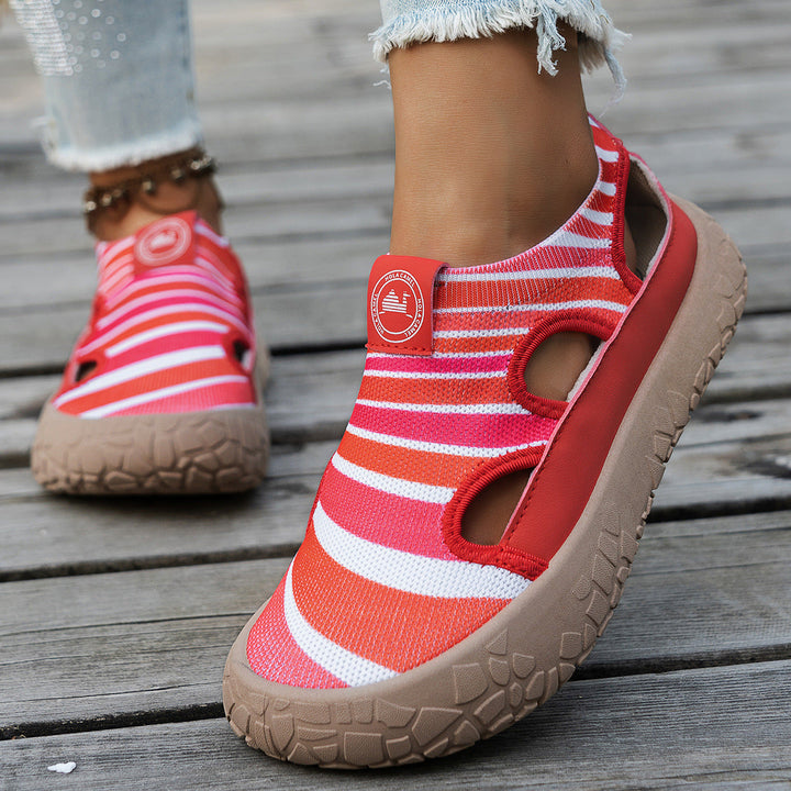 Maelina - gepolsterte orthopädische Walking-Sneaker