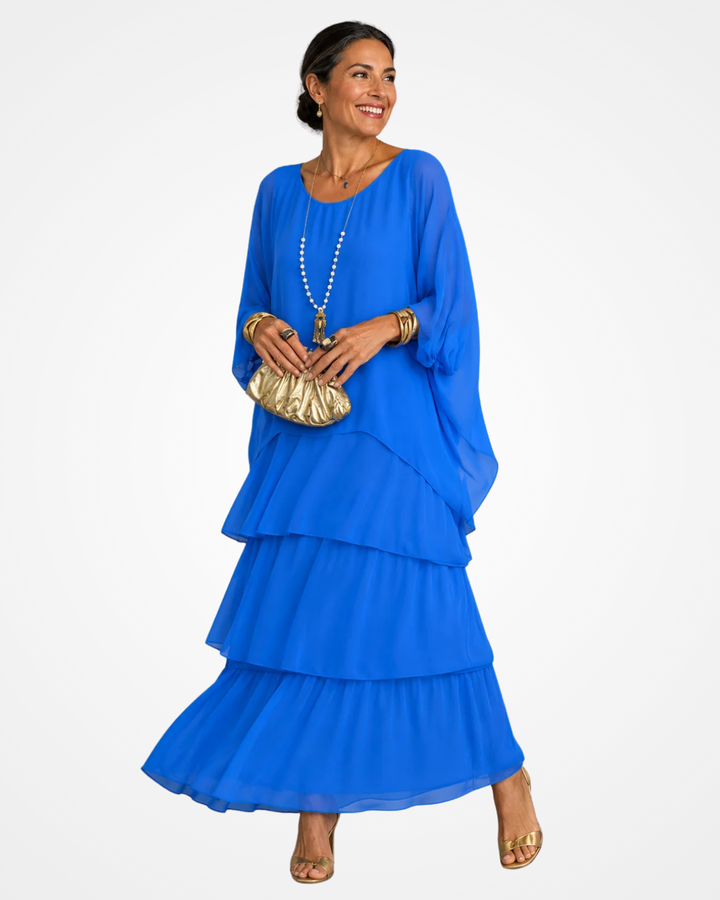 Sylvia - Weich fließendes Maxikleid