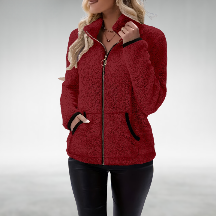 Zafrielle - Softtouch-Reißverschlussjacke