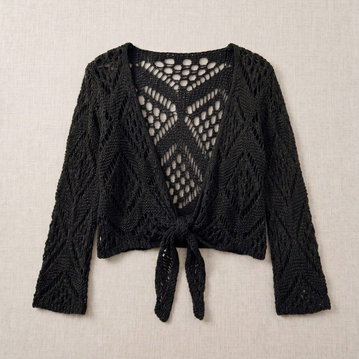 Aravelle - Offener Strick-Cardigan