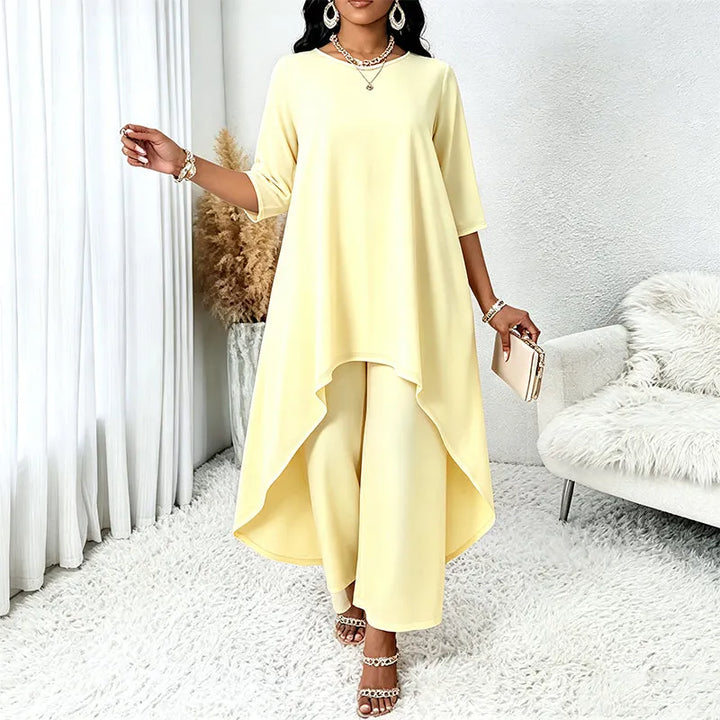 Laurivelle - Soft-Touch-Maxikleid in Plus Size